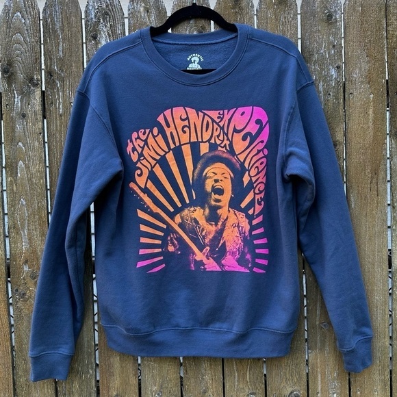 The Jimi Hendrix Experience Graphic Sweatshirt Sz S - Picture 1 of 7